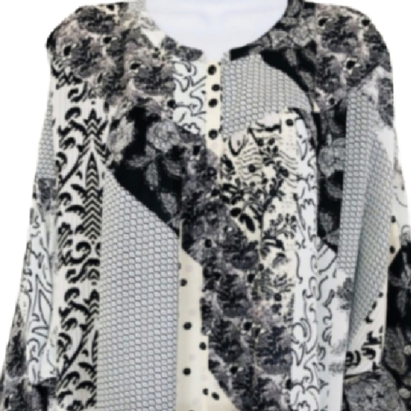 Anthropologie Maeve Liden mixed material Top - Picture 5 of 6